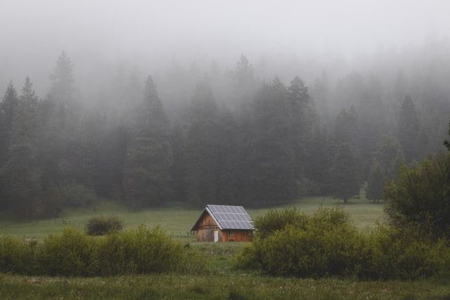 House powered by solar energy