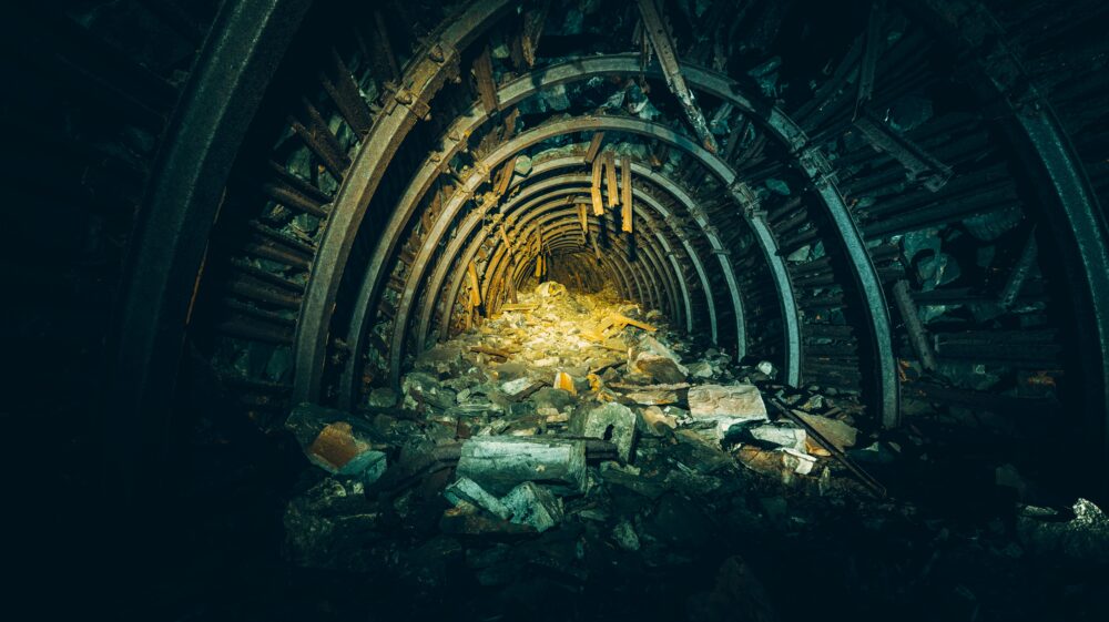 Old coal mine in Belgium