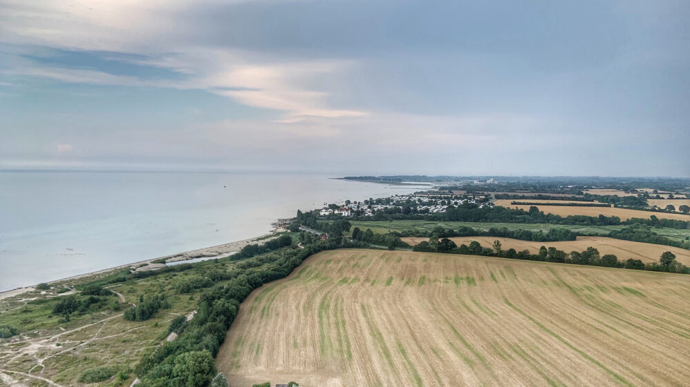 The Baltic Sea and agricultural landscapes (Laboe, Germany) - Photo: Angela Schmidt/EyeEm/Getty