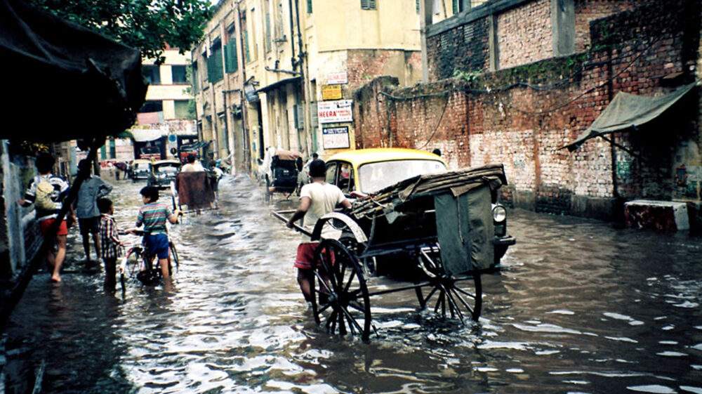 Flooded city of Kolkata.