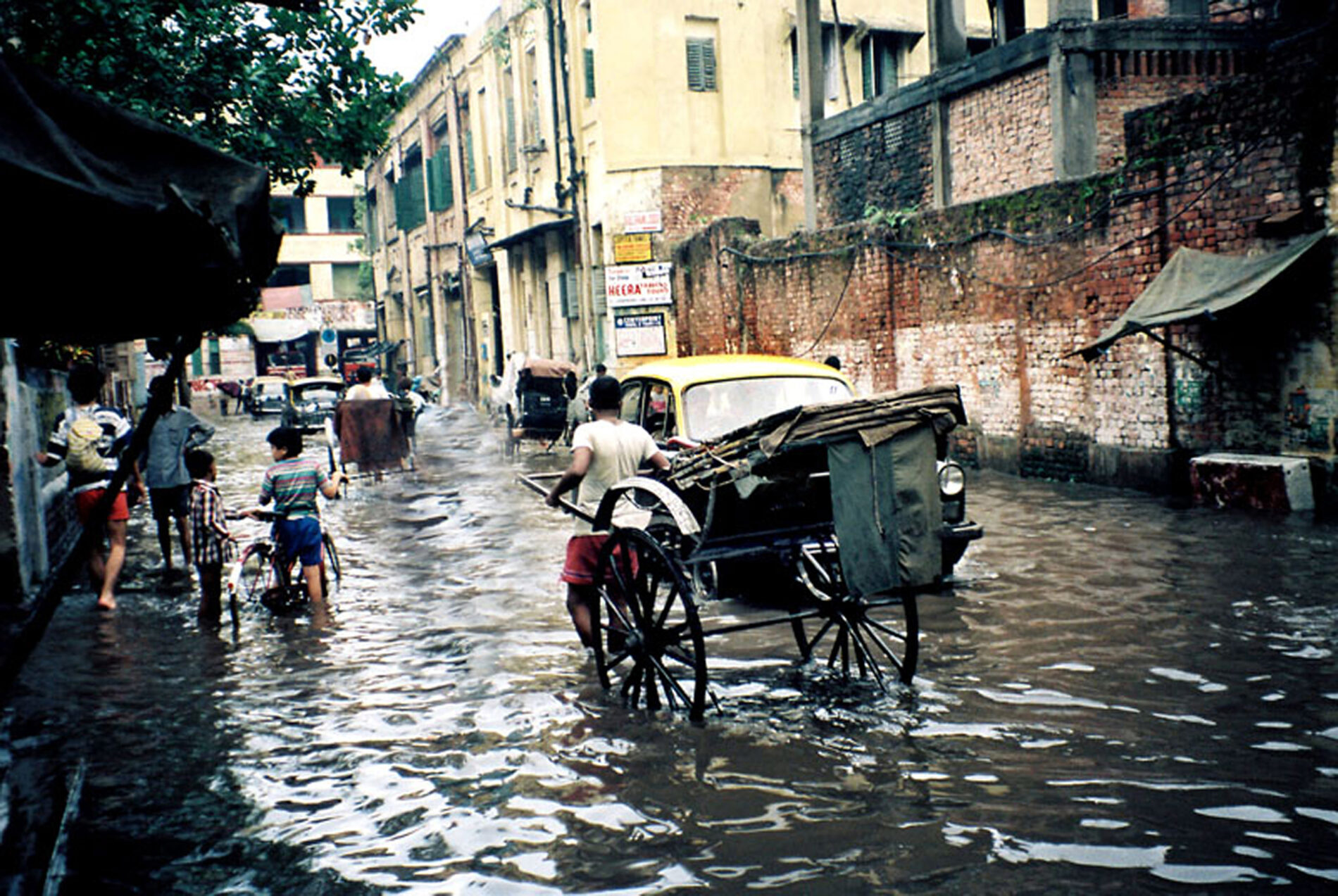 Flooded city of Kolkata.