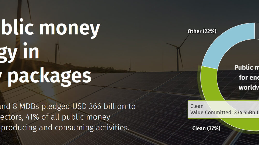 Screen shot of Energy Policy Tracker homepage