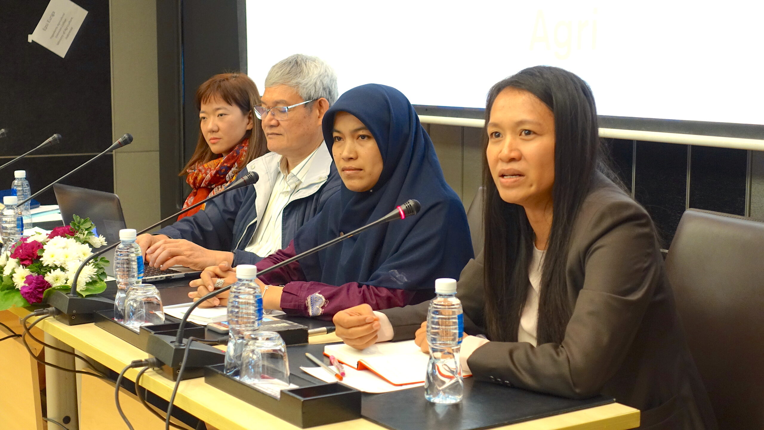 Panelists at a workshop in Bangkok, showing diversity