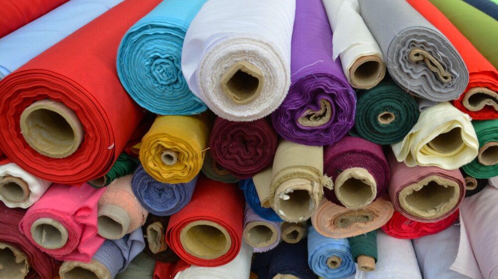 Rolls of textiles