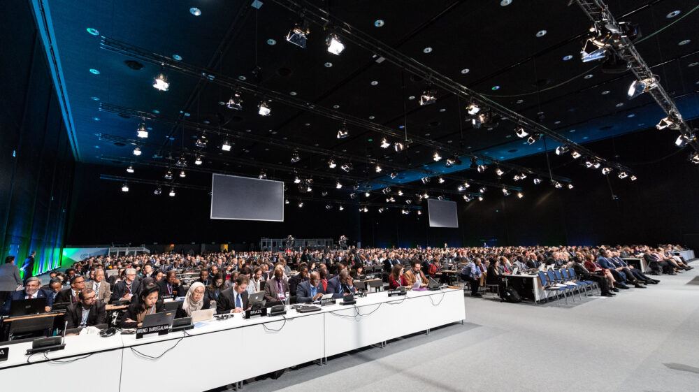 COP24 in Katowice, Poland, 2018.