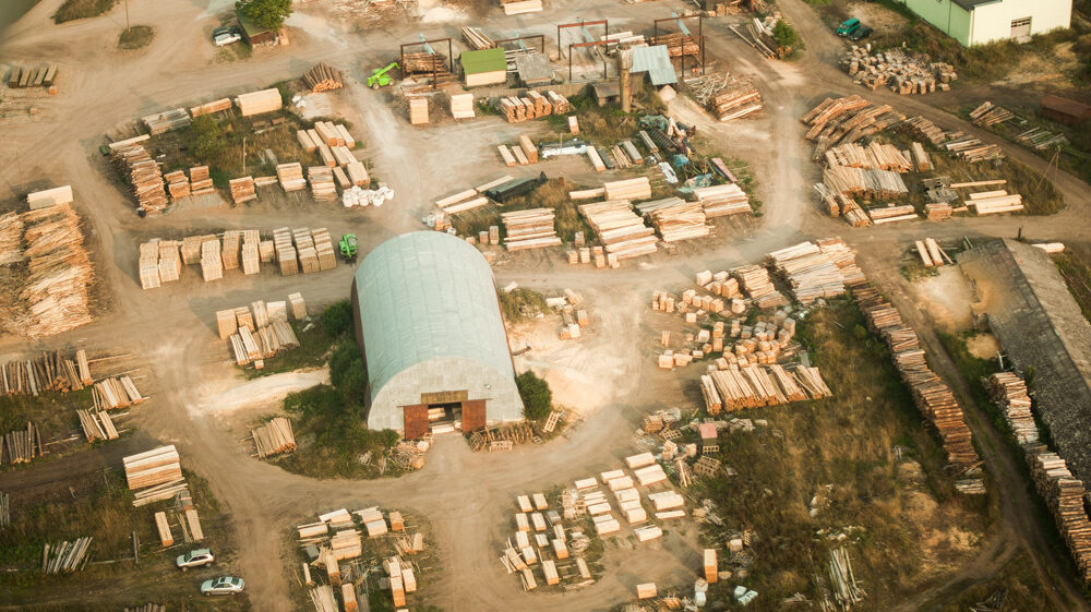 Sawmill in Lithuania