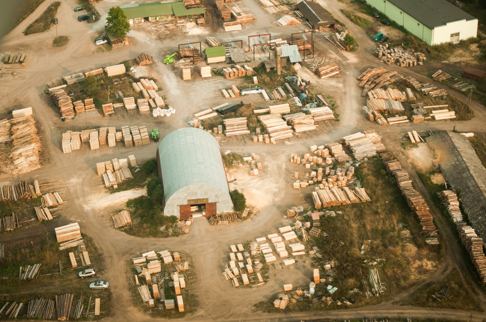 Sawmill in Lithuania