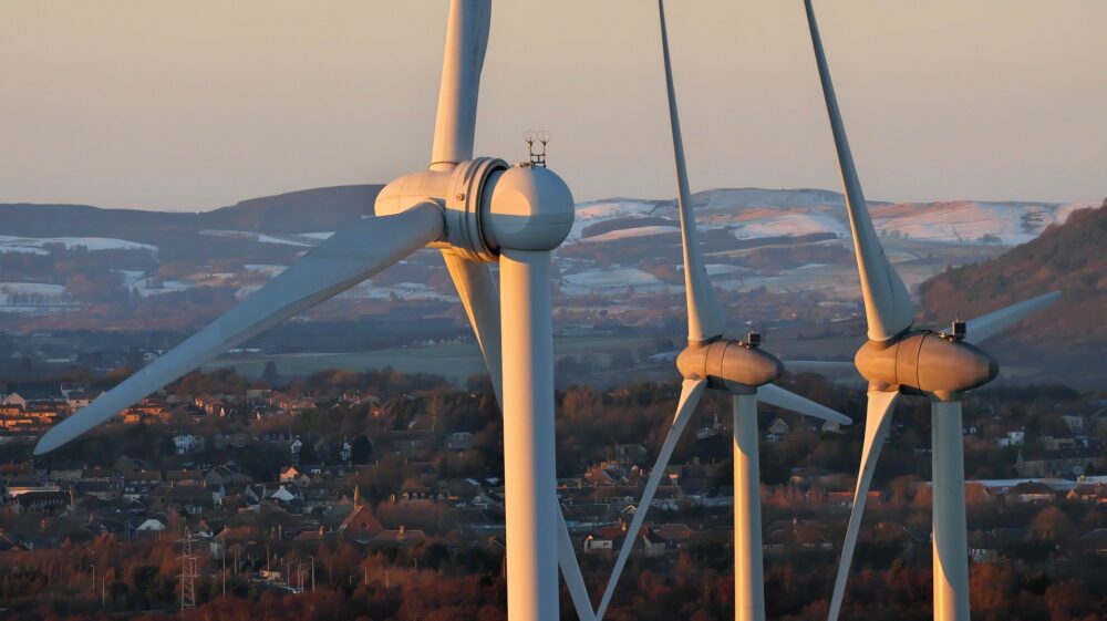 Wind turbines in Scotland