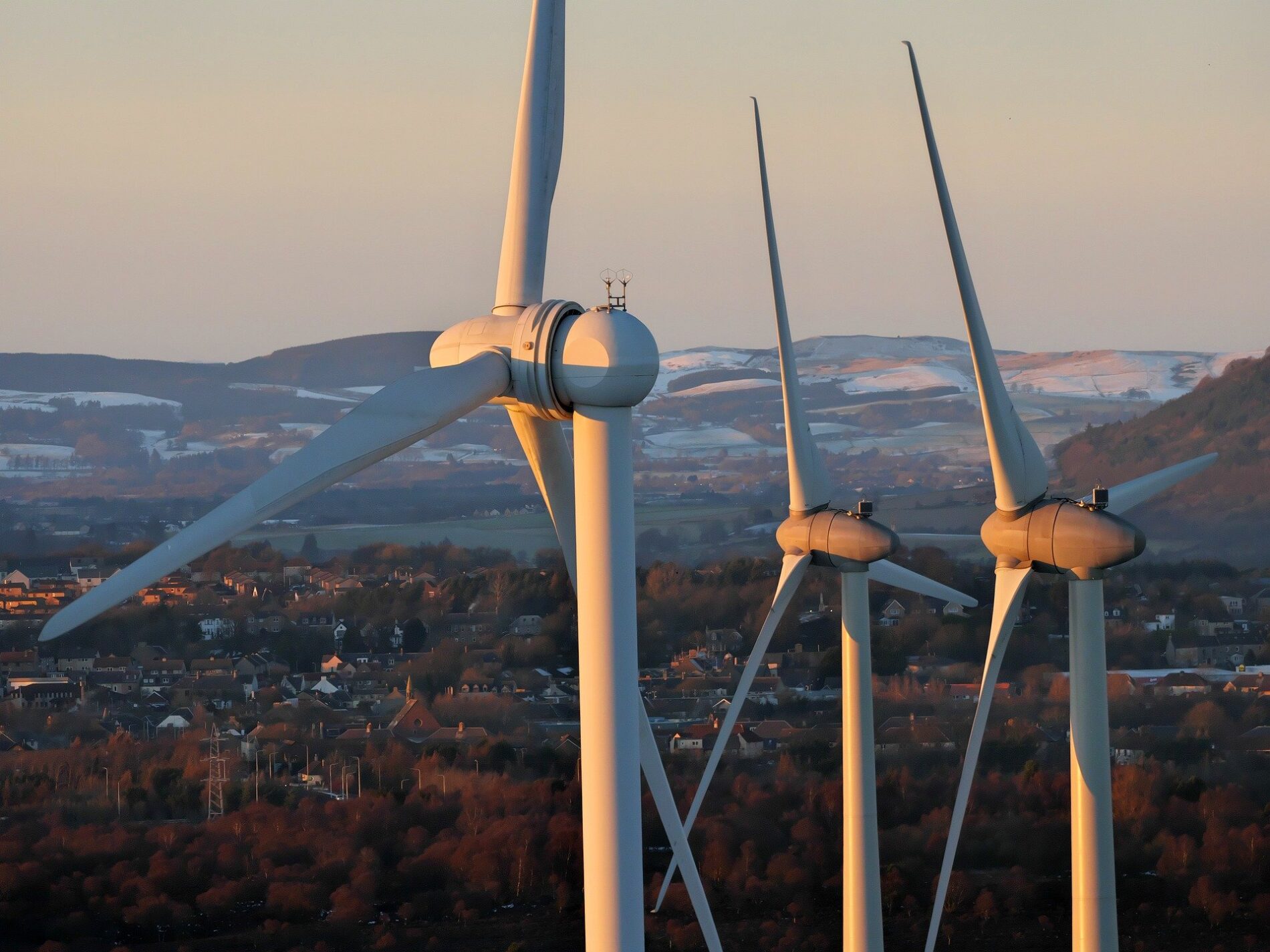 Wind turbines in Scotland