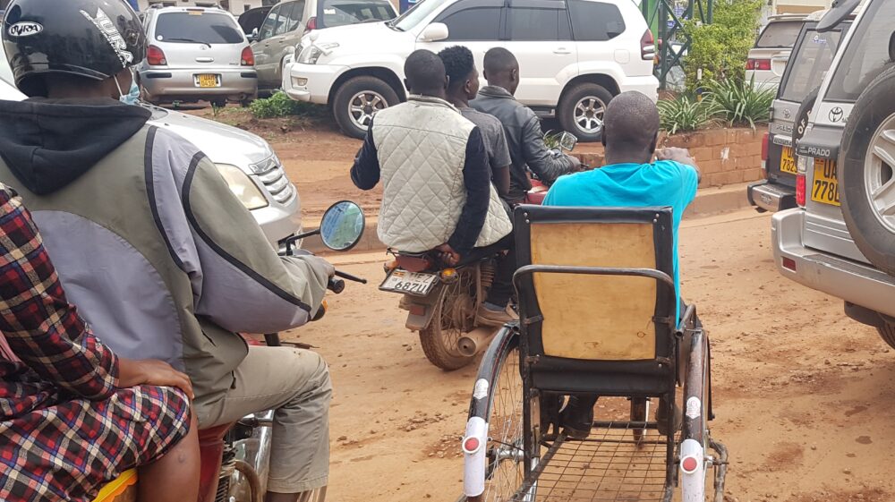 Transport challenges faced by disabled road users - Uganda.