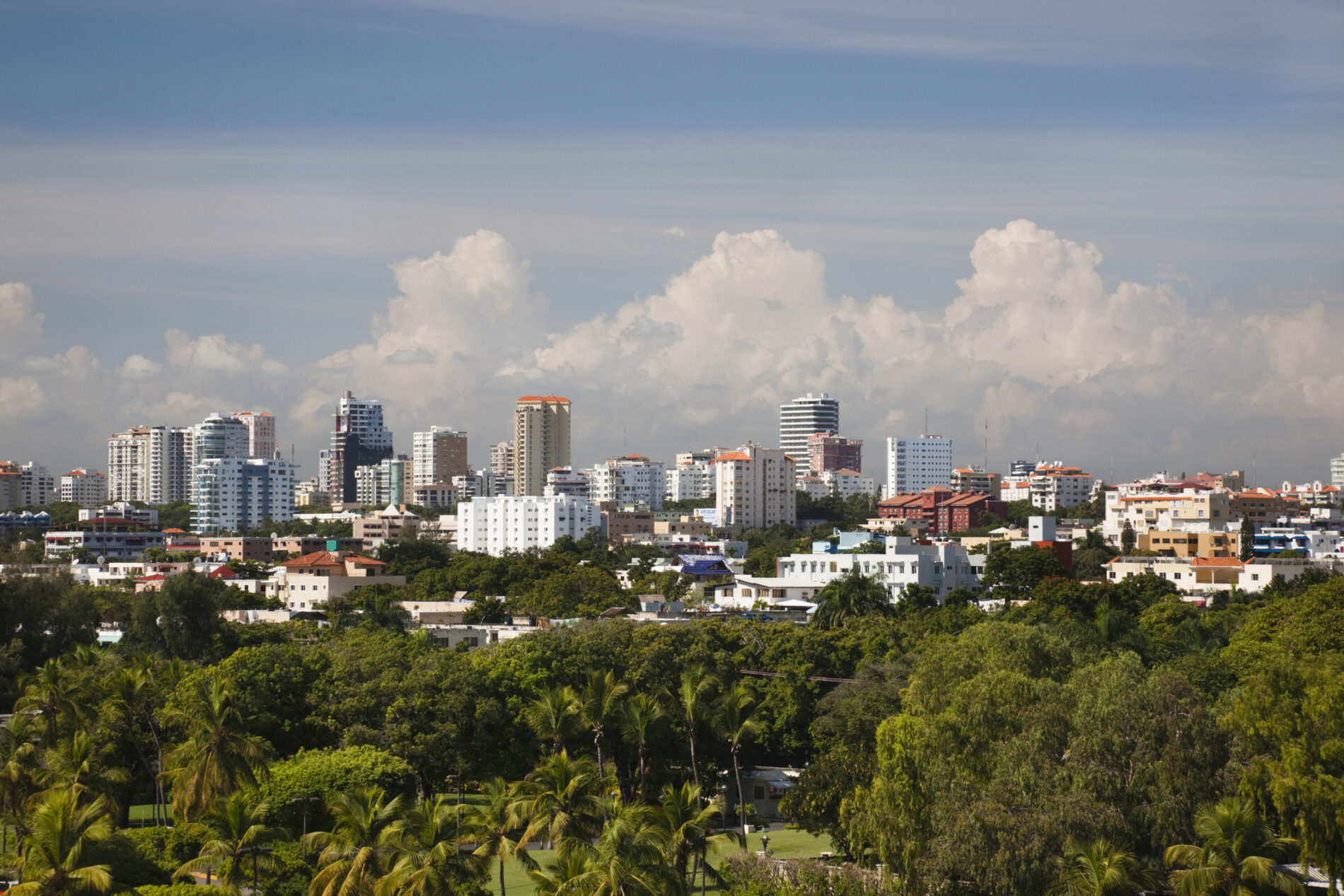 View of the Dominican Republic's capital of Santo Domingo