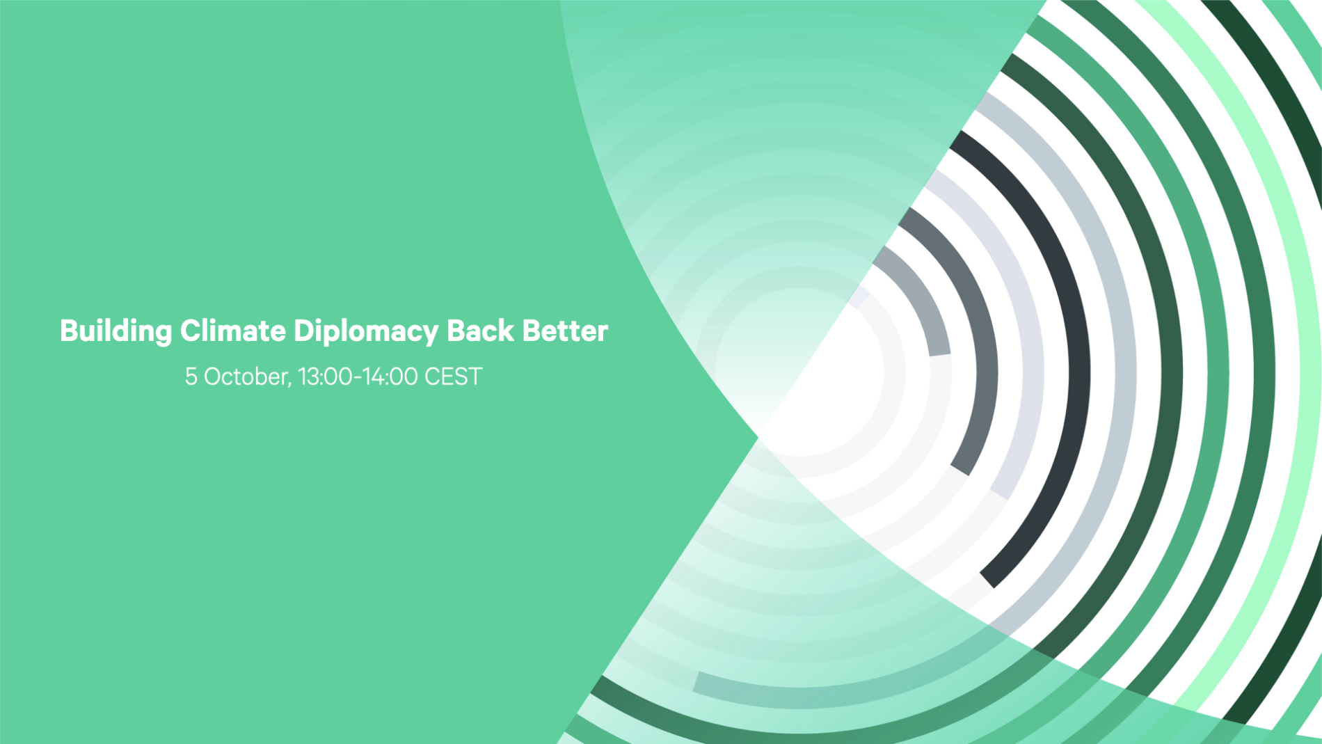 Online Climate Negotiations: Building Climate Diplomacy Back Better