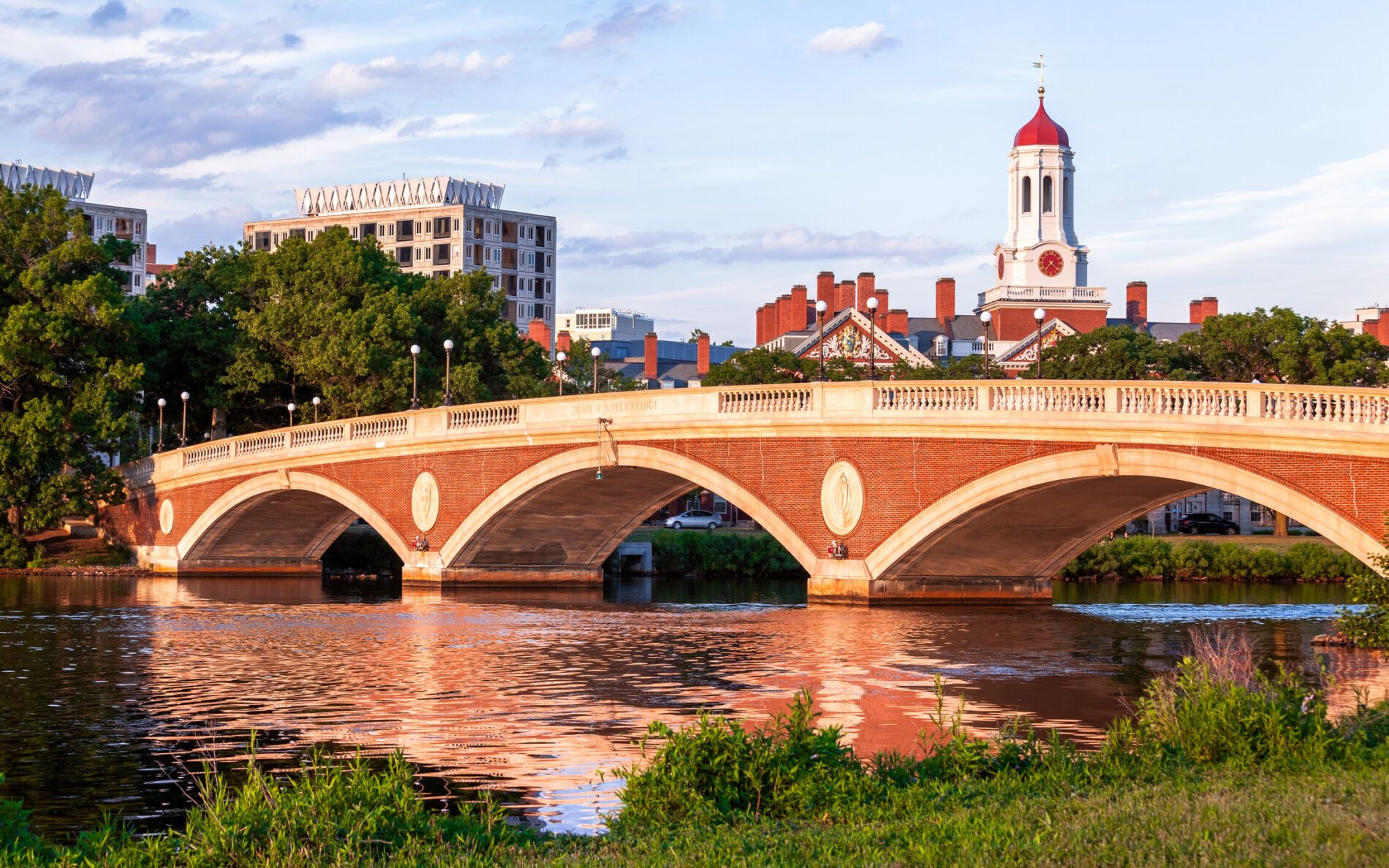 John W. Weeks Bridge on Harvard University campus