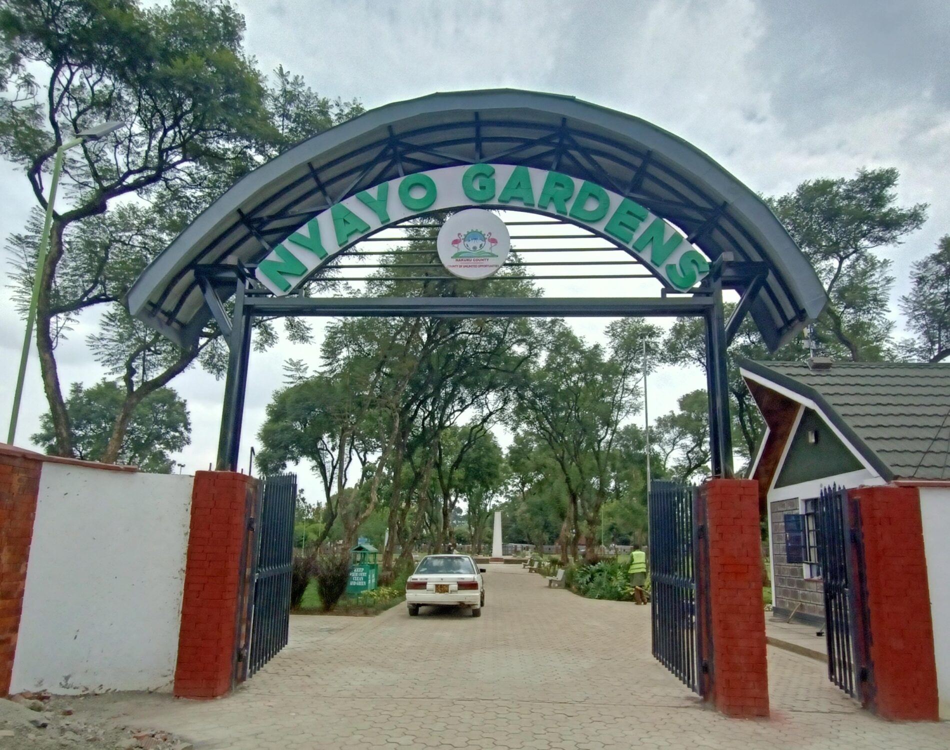 Entrance to Nyayo Gardens, Nakuru, Kenya