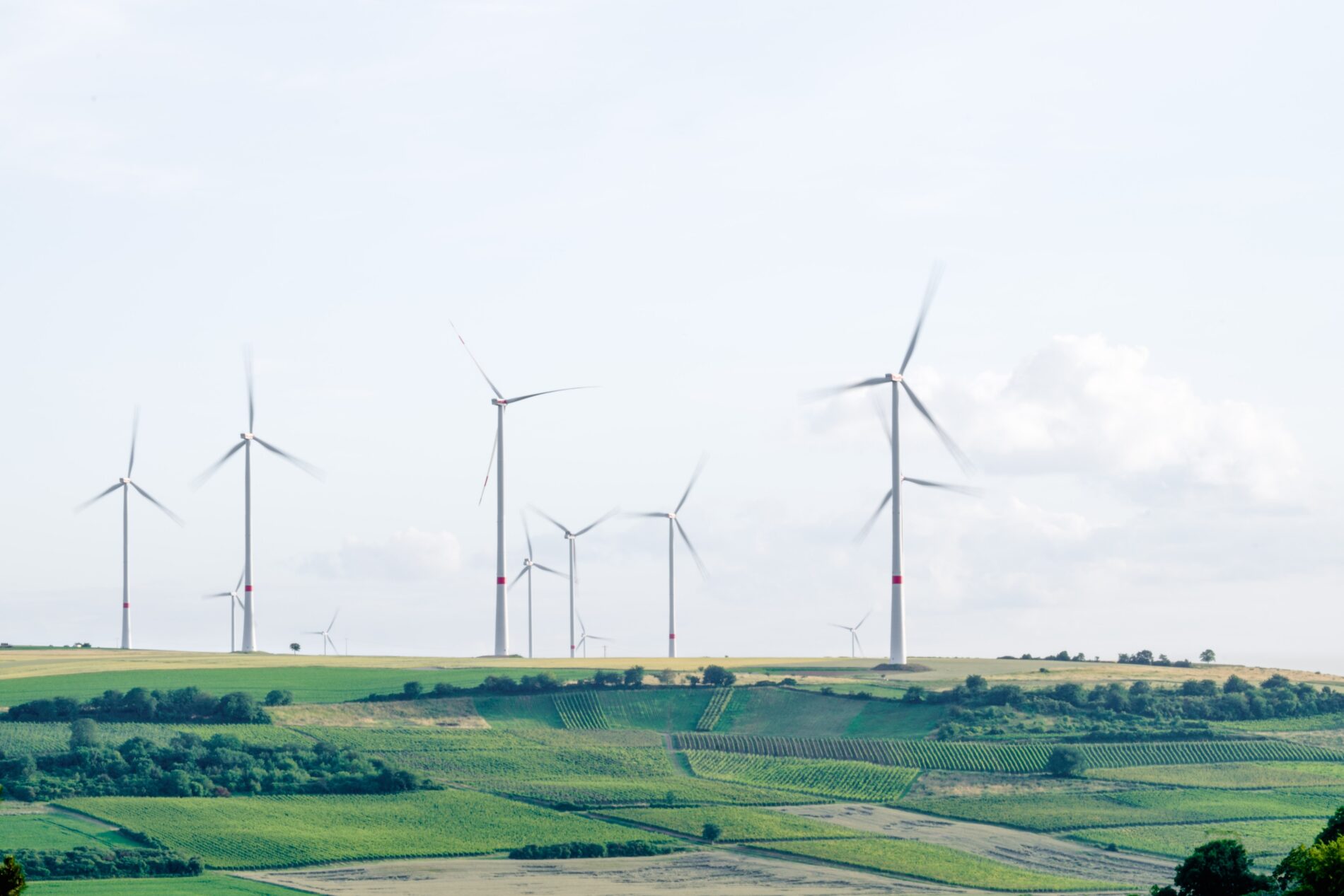 Windmills surrounded by grass during daytime, Mölsheim, Germany, 2016