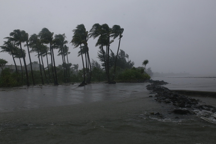 Cyclone hits shore of St. Martin's Island, Bangladesh