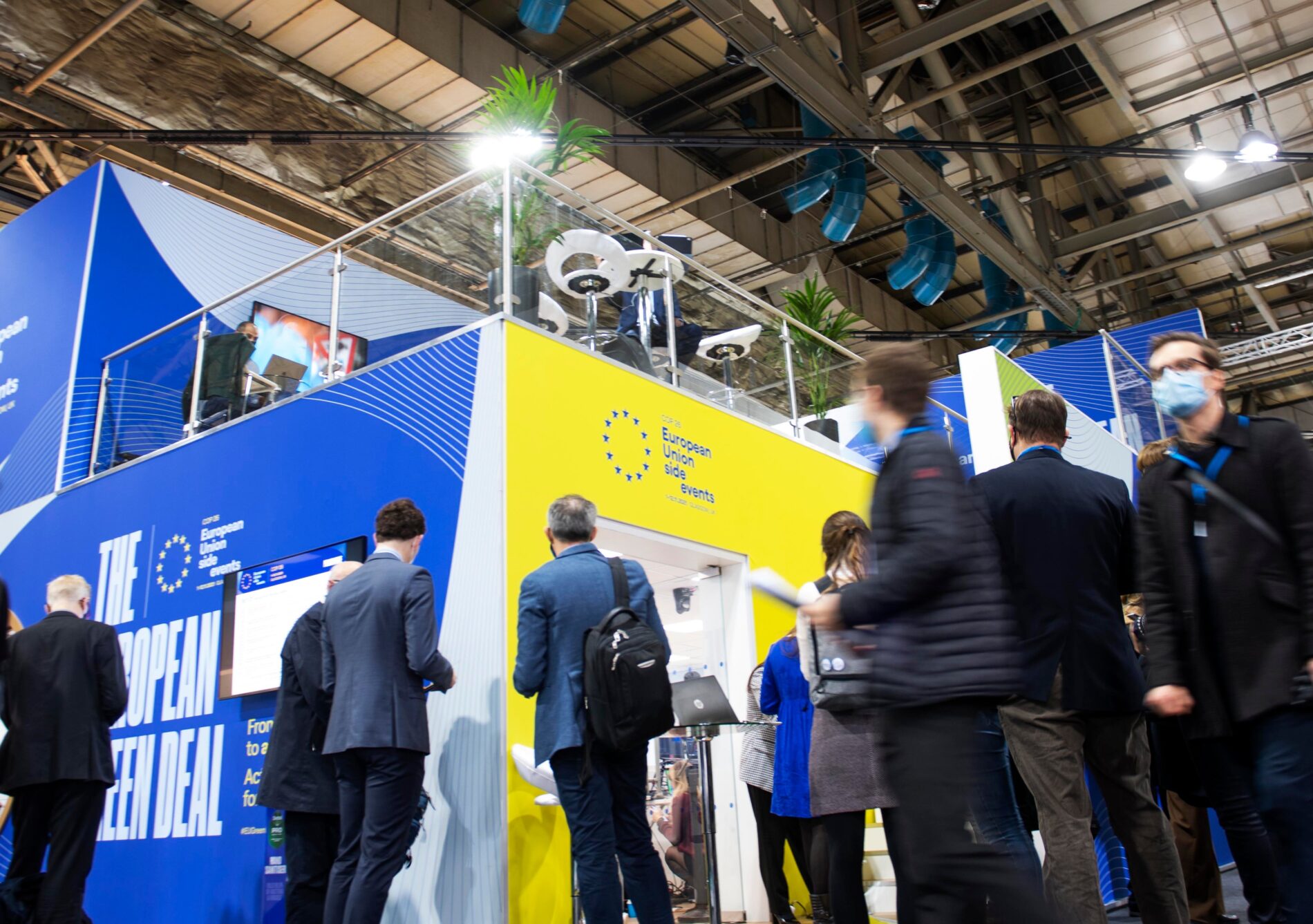 EU Pavilion at COP26 in Glasgow, Scotland