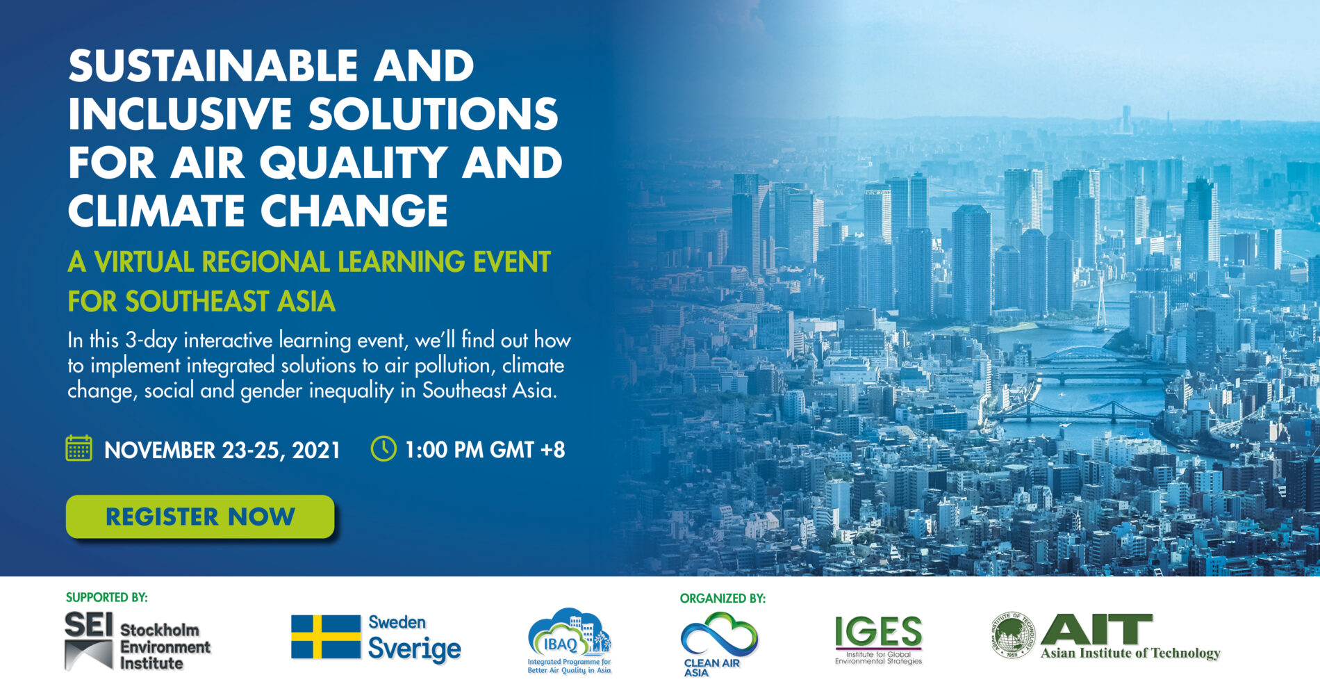 Sustainable and Inclusive Solutions for Air Quality and Climate Change