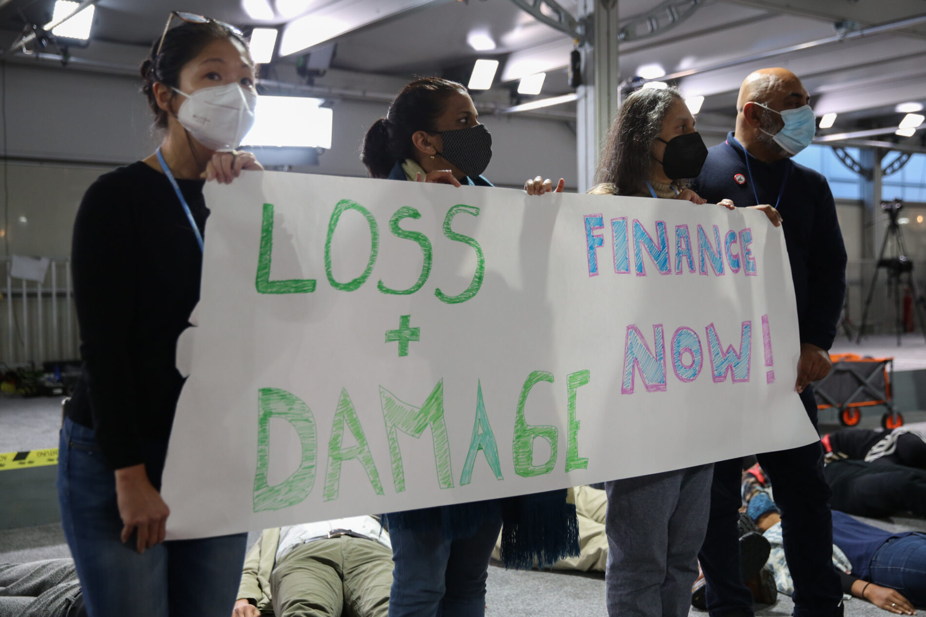 Civil society representatives demand finance for loss and damage at COP26