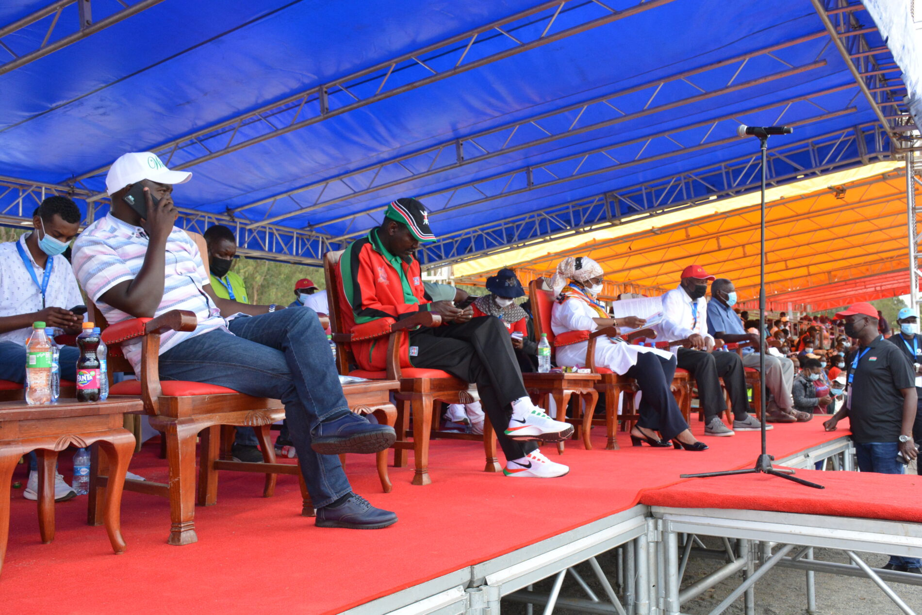 Leaders at a forum