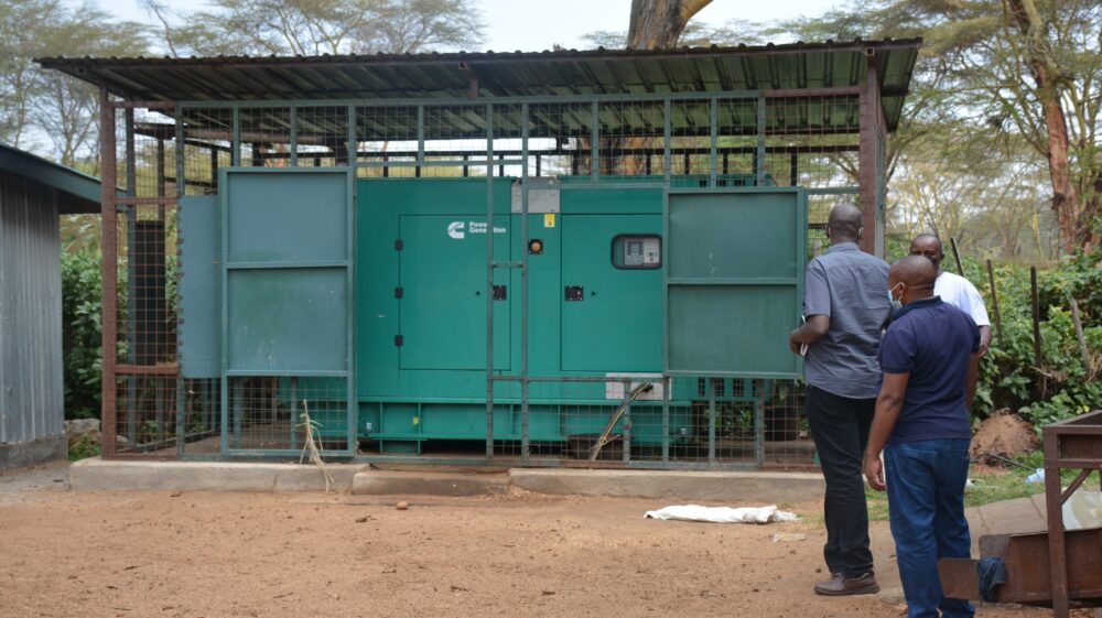 Light industry generator plant in Naivasha, Kenya