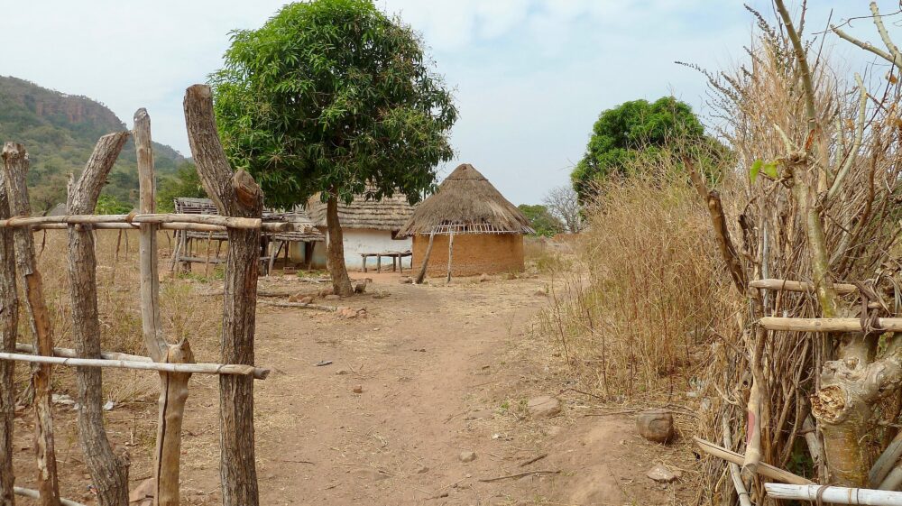Village in southern Senegal close to Guinea