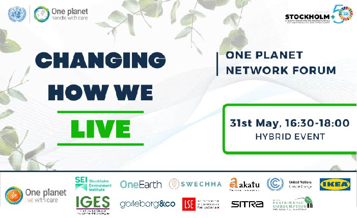 One Planet Network Forum: Changing How We Live