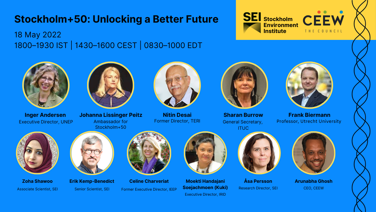 Speakers at Stockholm+50: Unlocking a Better Future event