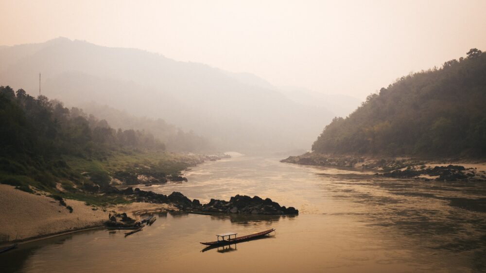 Mekong River, Pak Beng, Laos