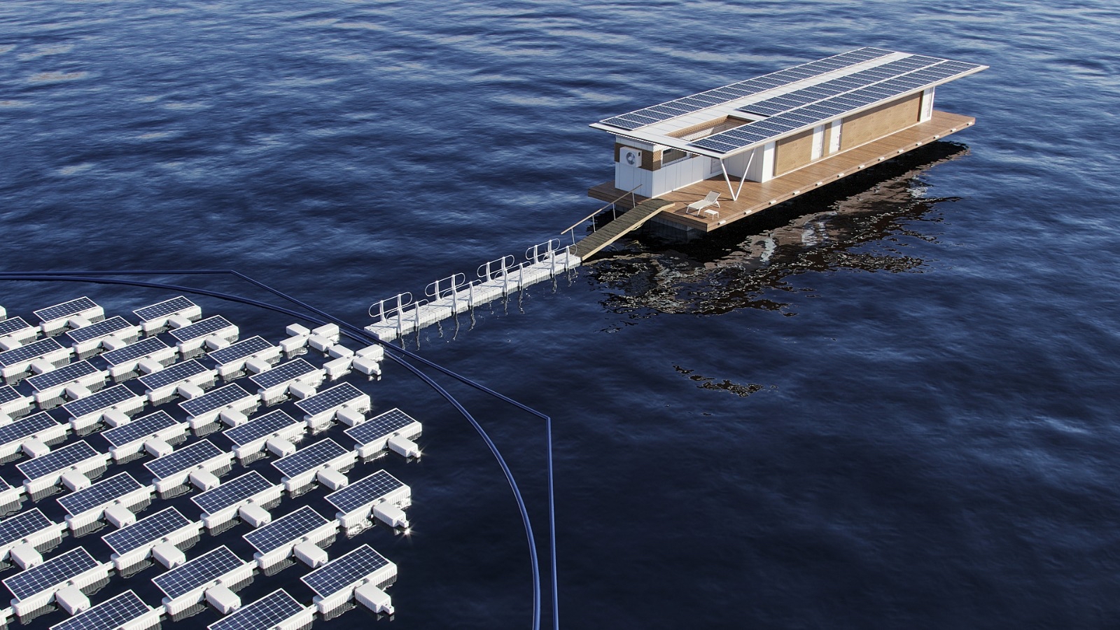 The Ecobarge concept in Zanzibar. Photo: Ecobarge.