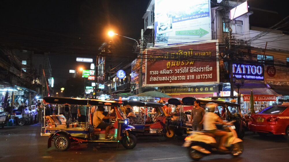 Bangkok Chinatown at night, Thailand