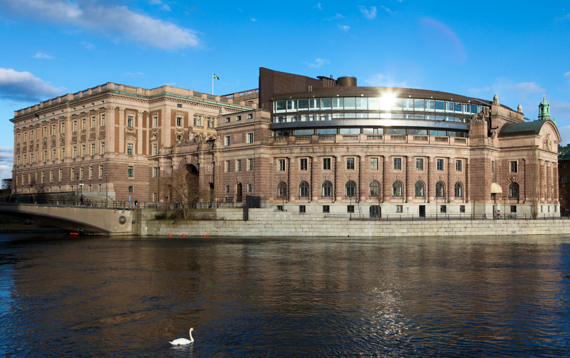 The Swedish Parliament in Stockholm.