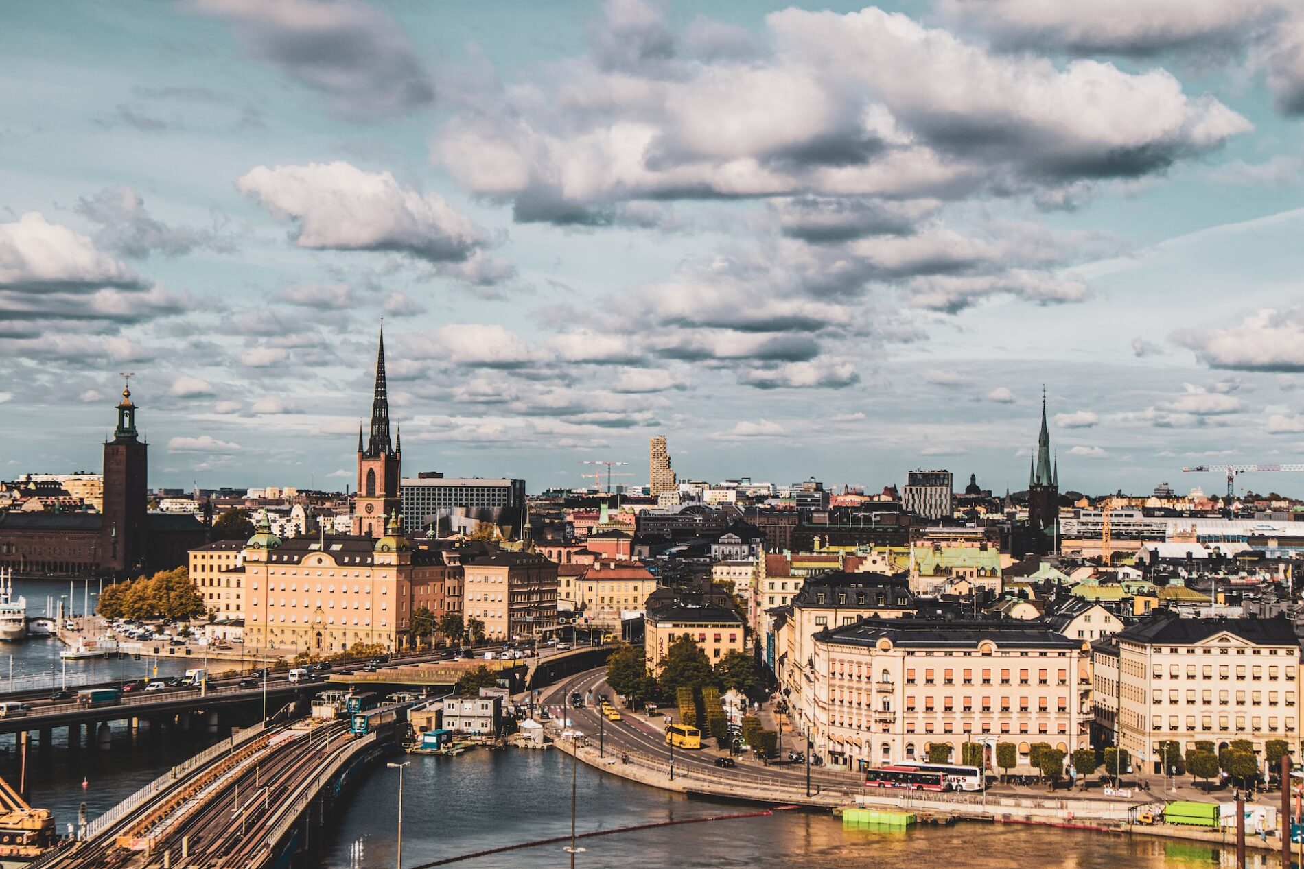View over Stockholm City