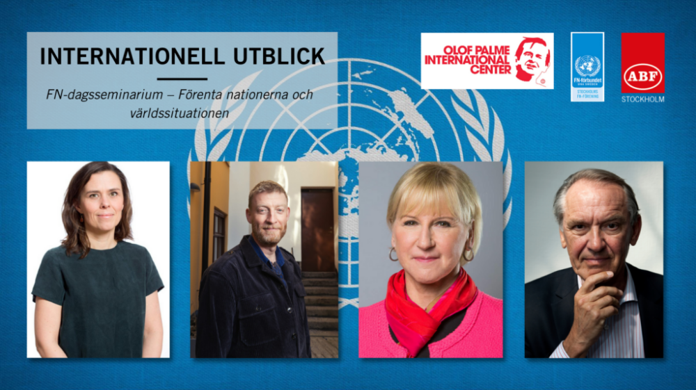 Åsa Persson, Jesper Bengtsson, Margot Wallström och Jan Eliasson