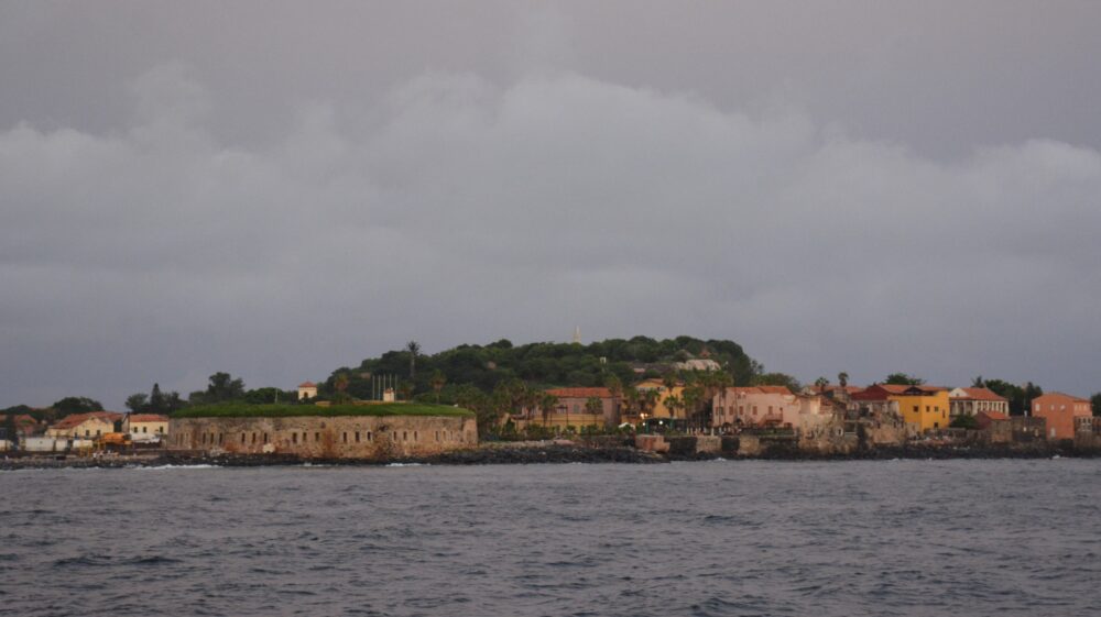 The island of Gorée off the coast of Senegal, opposite Dakar