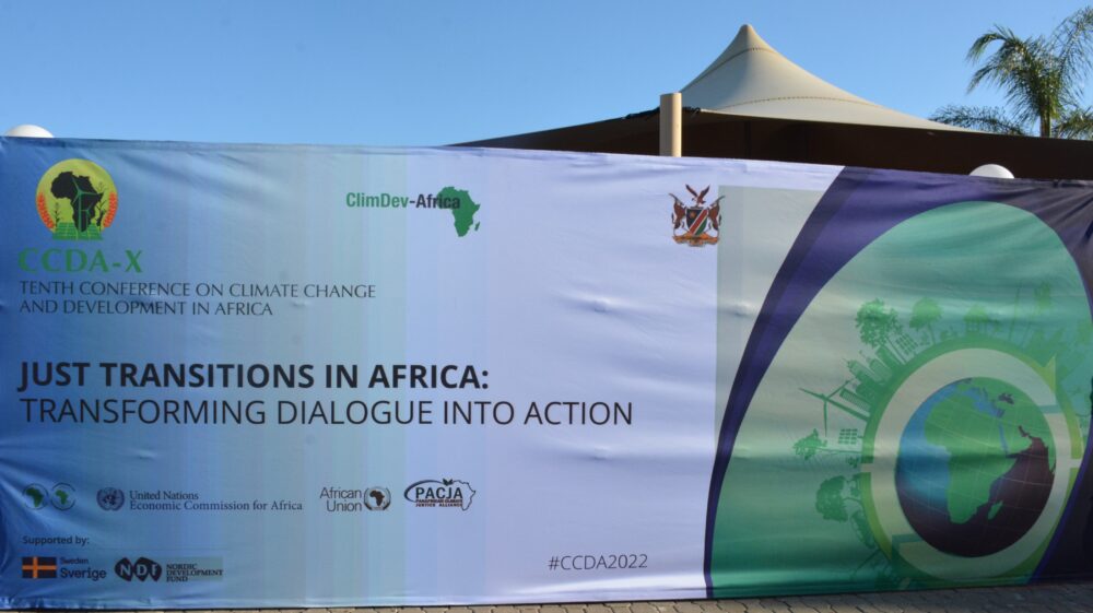 Banner at conference