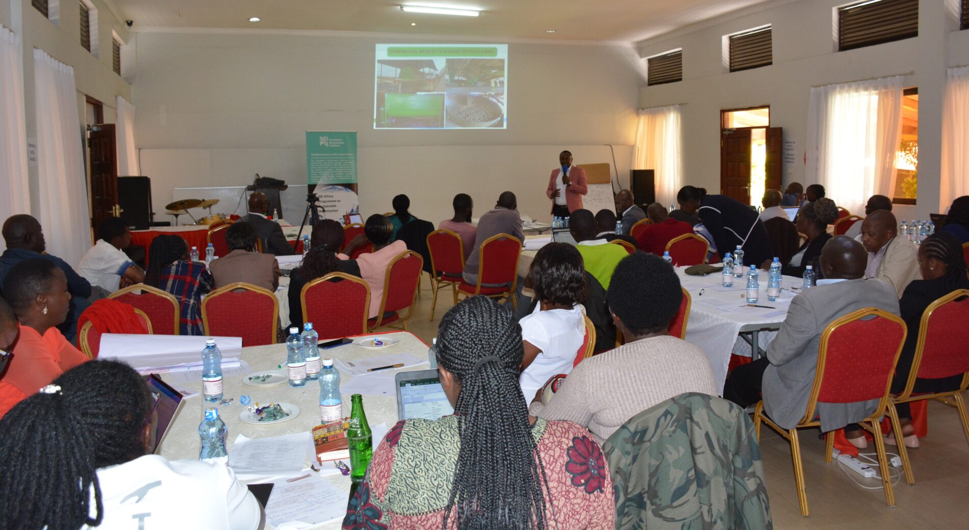Irungu at a stakeholders workshop