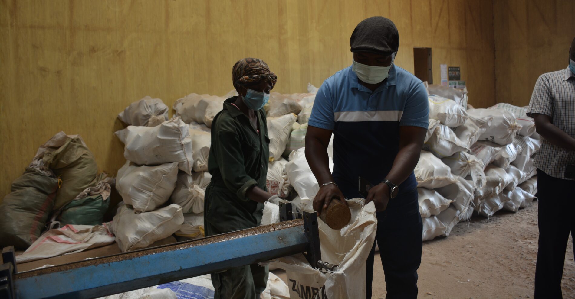 Cutting briquettes