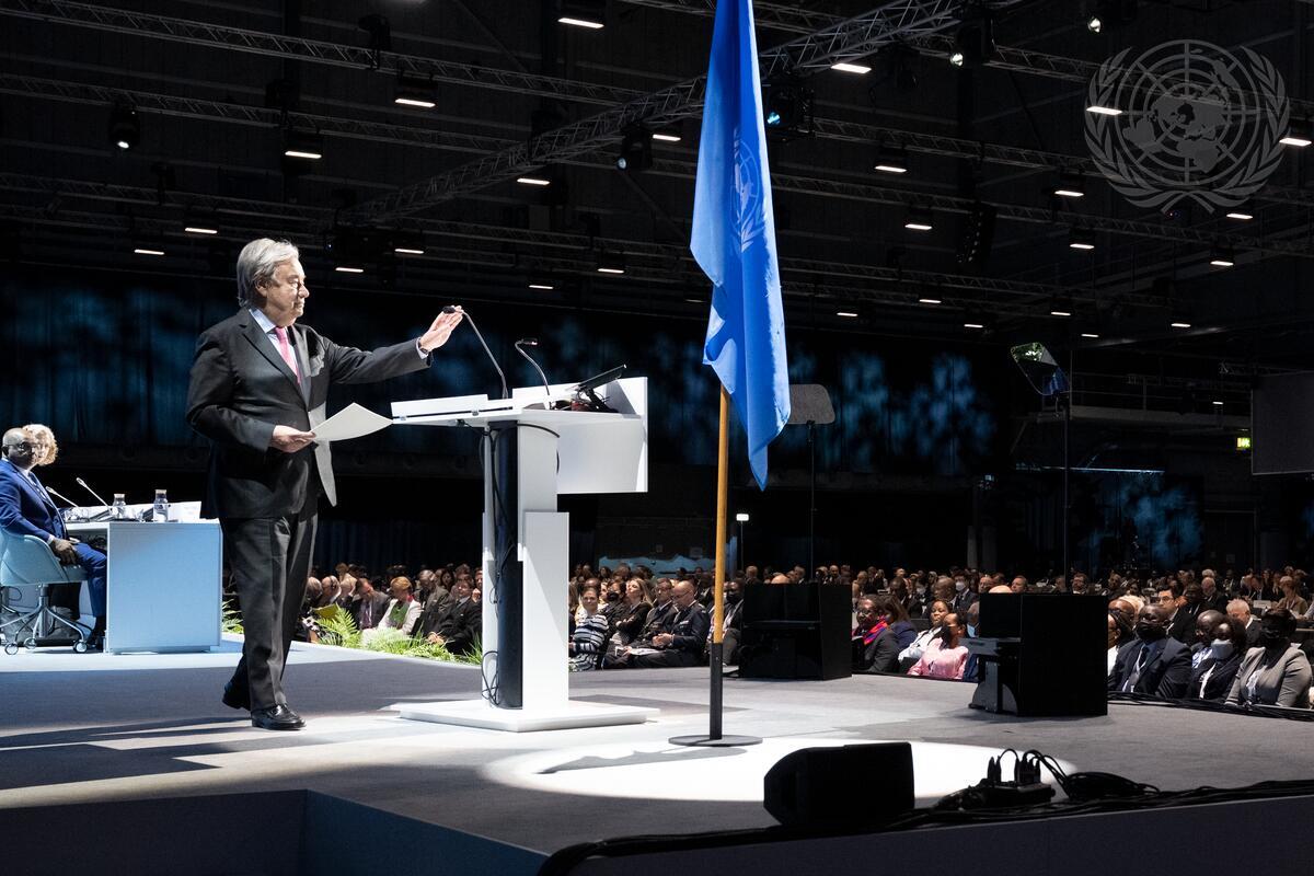 UN Secretary-General António Guterres opens Stockholm+50 Conference