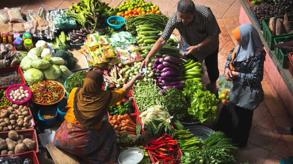 Siti Khatijah Market, Kelantan, Malaysia