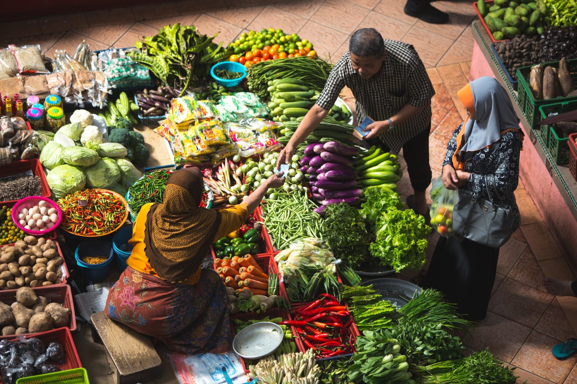 Siti Khatijah Market, Kelantan, Malaysia