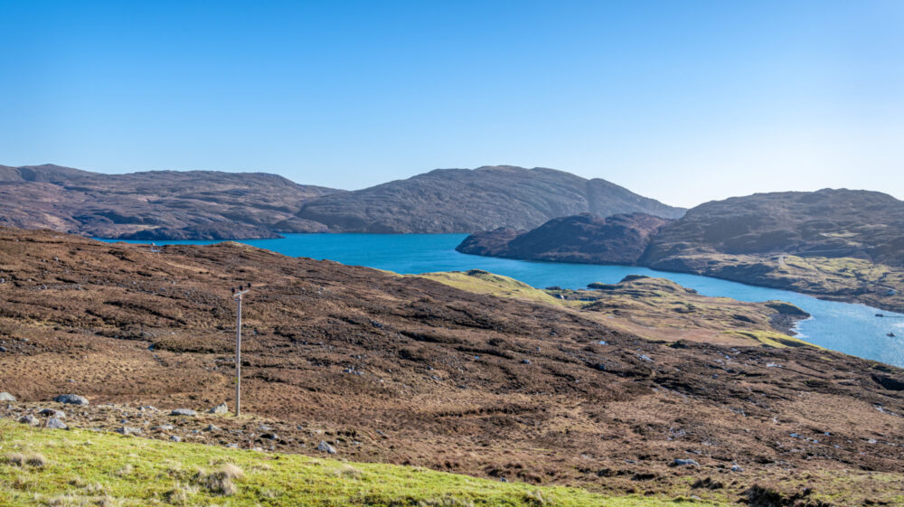 Small Lochen in Peatlands on Isle of Lewis, Scotland