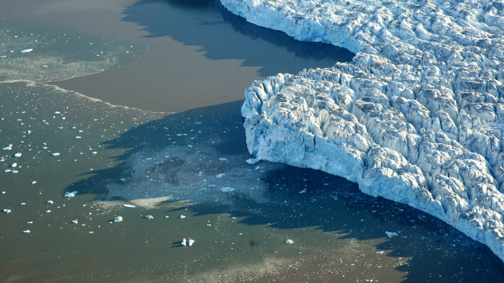 View from Polar Ice Rim, Svalbard, Norway