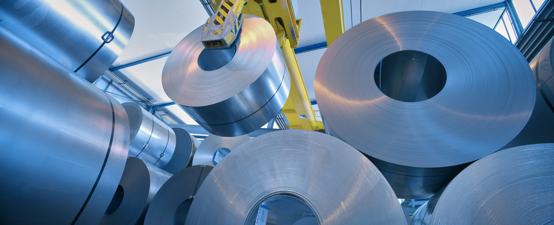 Steel production.