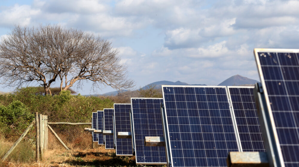 Solar panel in Kenya
