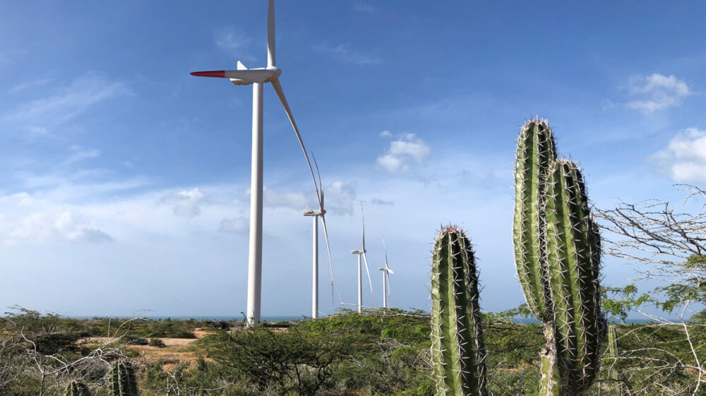 Wind farm in La Guajira