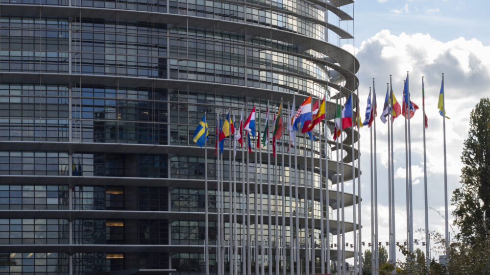 European parliament in Strasbourg.
