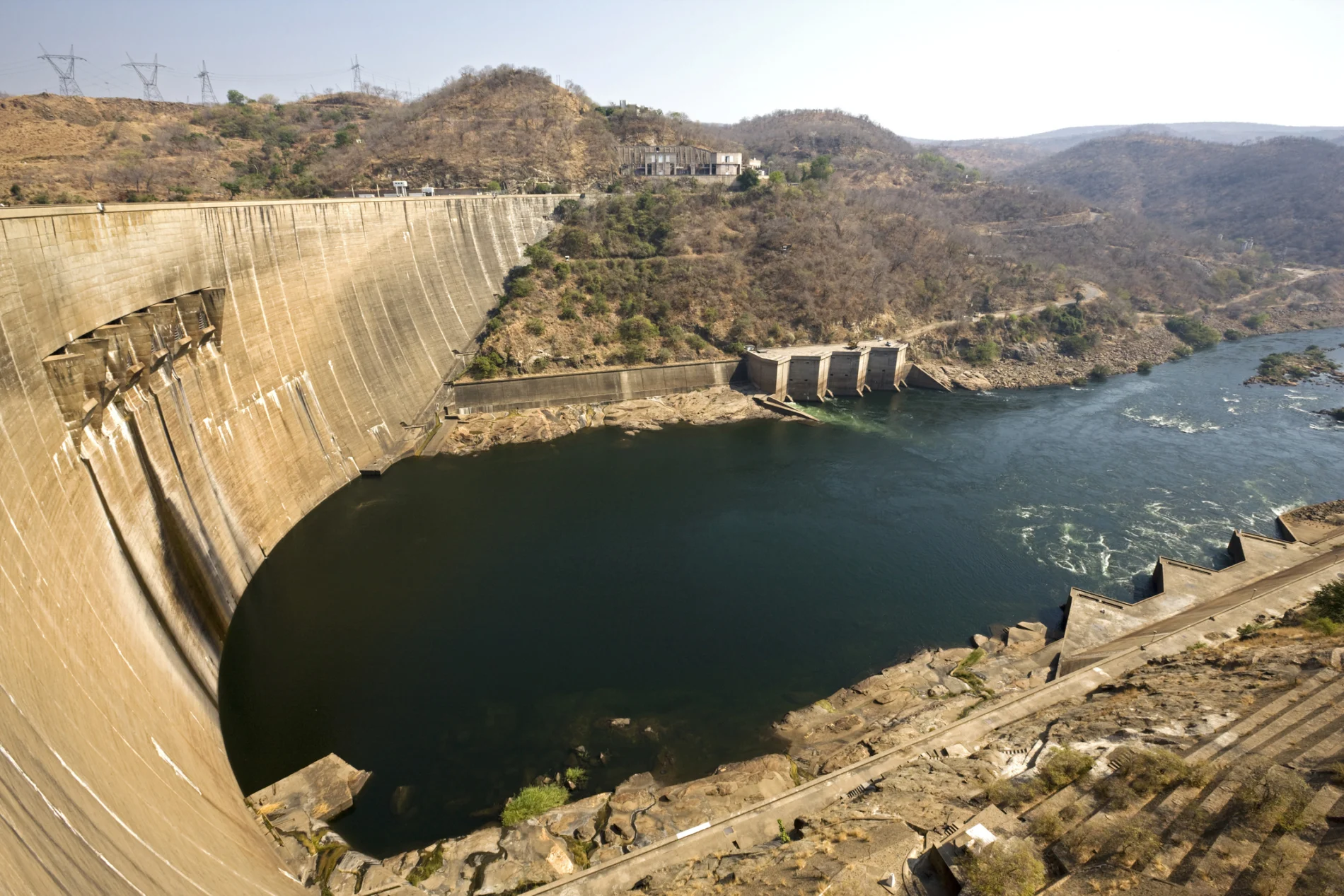 Hydropower plant and dam in Zimbabwe