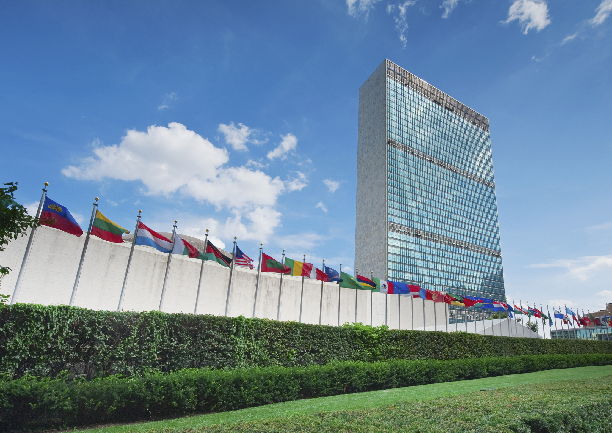 United Nations headquarters.