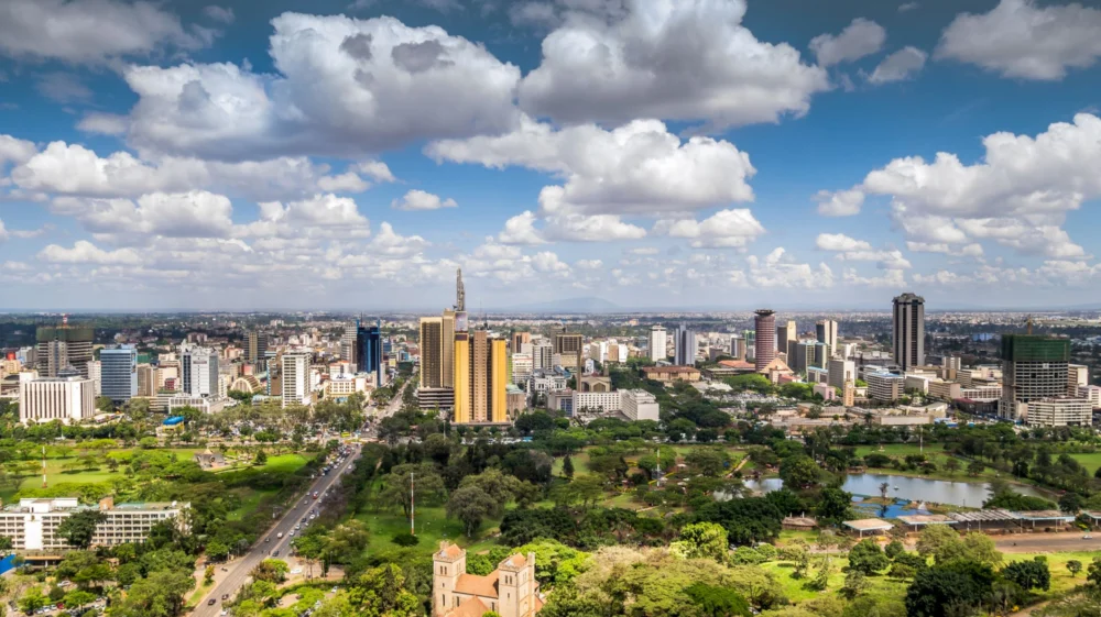 Nairobi, the capital city of Kenya.